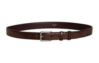 CELINE Leather Belts Men Brown