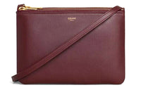 CELINE Trio Lambskin Handbag, Crossbody Bag, Shoulder Bag Women's