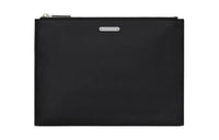 SAINT LAURENT Calfskin Leather Clutch Men's Black