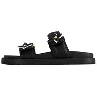 LOUIS VUITTON Summer Slide Slippers Women's Black
