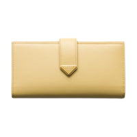 PRADA Leather Wallet Tubas Women's Vanilla