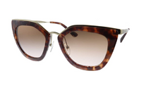 PRADA Metal Cat Eye Sunglasses Women's Tortoiseshell