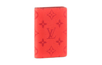 LOUIS VUITTON Pocket Organizer Monogram Red