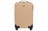 PRADA Leather Travel Suitcase Luggage 22 Inch Men's Sand Beige Yellow