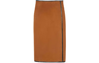 SAINT LAURENT Belted Wrap Skirt