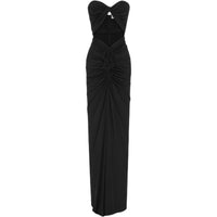 SAINT LAURENT Cut Out Strapless Dress