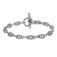 HERMES Sterling Silver Bracelets Women's Silver