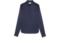 SAINT LAURENT Shirts Men Navy Blue