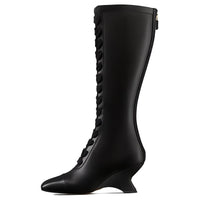 DIOR Knee-high Boots 6.5cm Women's Black