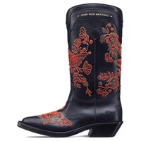 DIOR Ankle Boots Women's Black Red