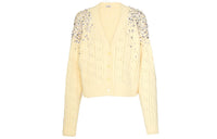 MIU MIU SS22 Loose Fit Knitwear Women's Cream