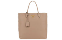 PRADA Calfskin Handbag Women's Brown