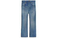 SAINT LAURENT Cropped High-rise Jeans