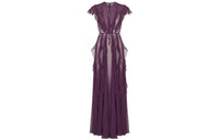 DIOR SS23 Short Sleeved Dress Women's Burgundy