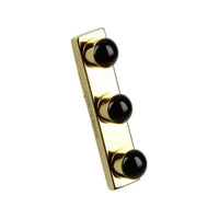 CELINE Brass Earrings Women's Gold