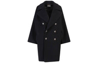 SAINT LAURENT Coats Women's Black