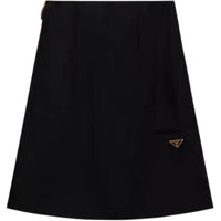 PRADA Logo triangle Skirt