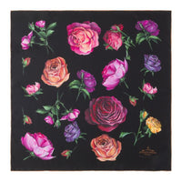 PRADA Fabric Silk Scarves Women's Black