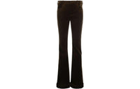 SAINT LAURENT Flared Velvet Trousers