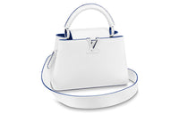LOUIS VUITTON Capucines Taurillon Leather Shoulder Bag Crossbody Bag Handbag Mini Women's White