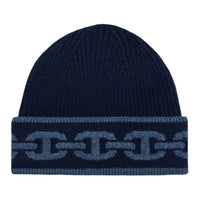 HERMES Cashmere Beanies Women's Blue