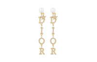 DIOR Earrings Women's Gold