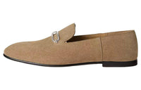 HERMES Gentleman Loafers Men's Beige