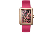 CHANEL BOY · FRIEND Collection Wrist Watch Manual Mechanical Movement Satin Strap Multicolor Watch Dial Women's