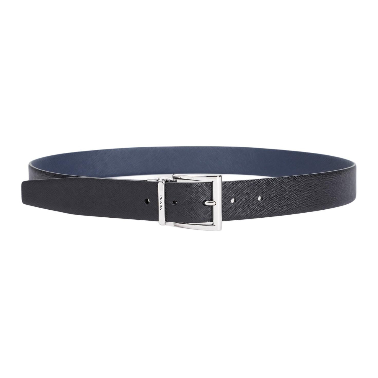 PRADA - Leather Belts Men's Black -