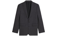 CELINE Classic Jacket In Striped Wool
