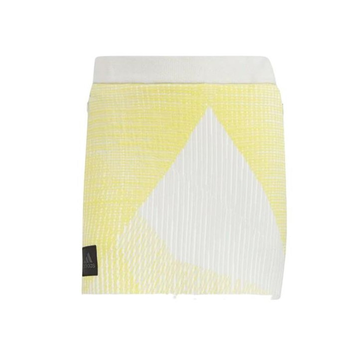 (WMNS) adidas Statement Primeknit Skirt Asia Sizing 'Yellow White' HG1689