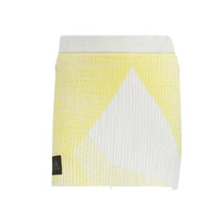 (WMNS) adidas Statement Primeknit Skirt Asia Sizing 'Yellow White' HG1689