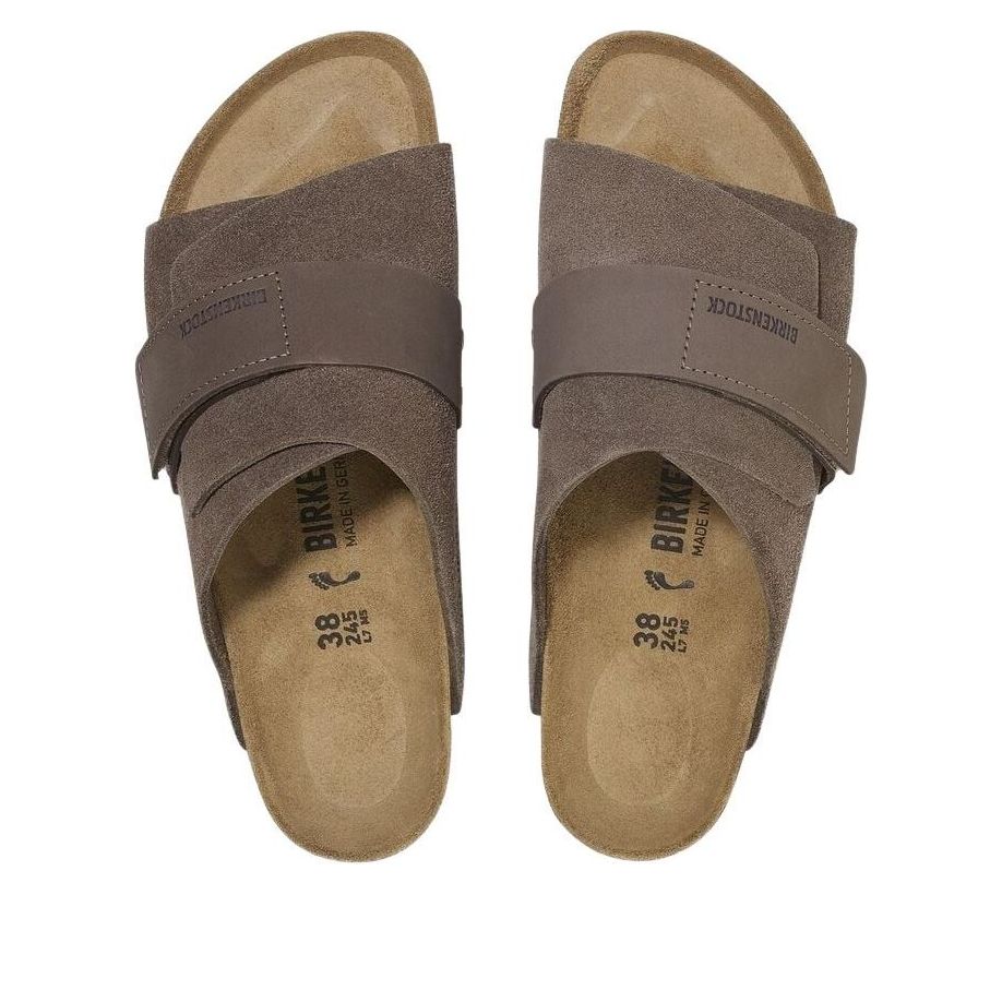 Birkenstock Kyoto Nubuck-Suede 'Concrete Gray' 1029137