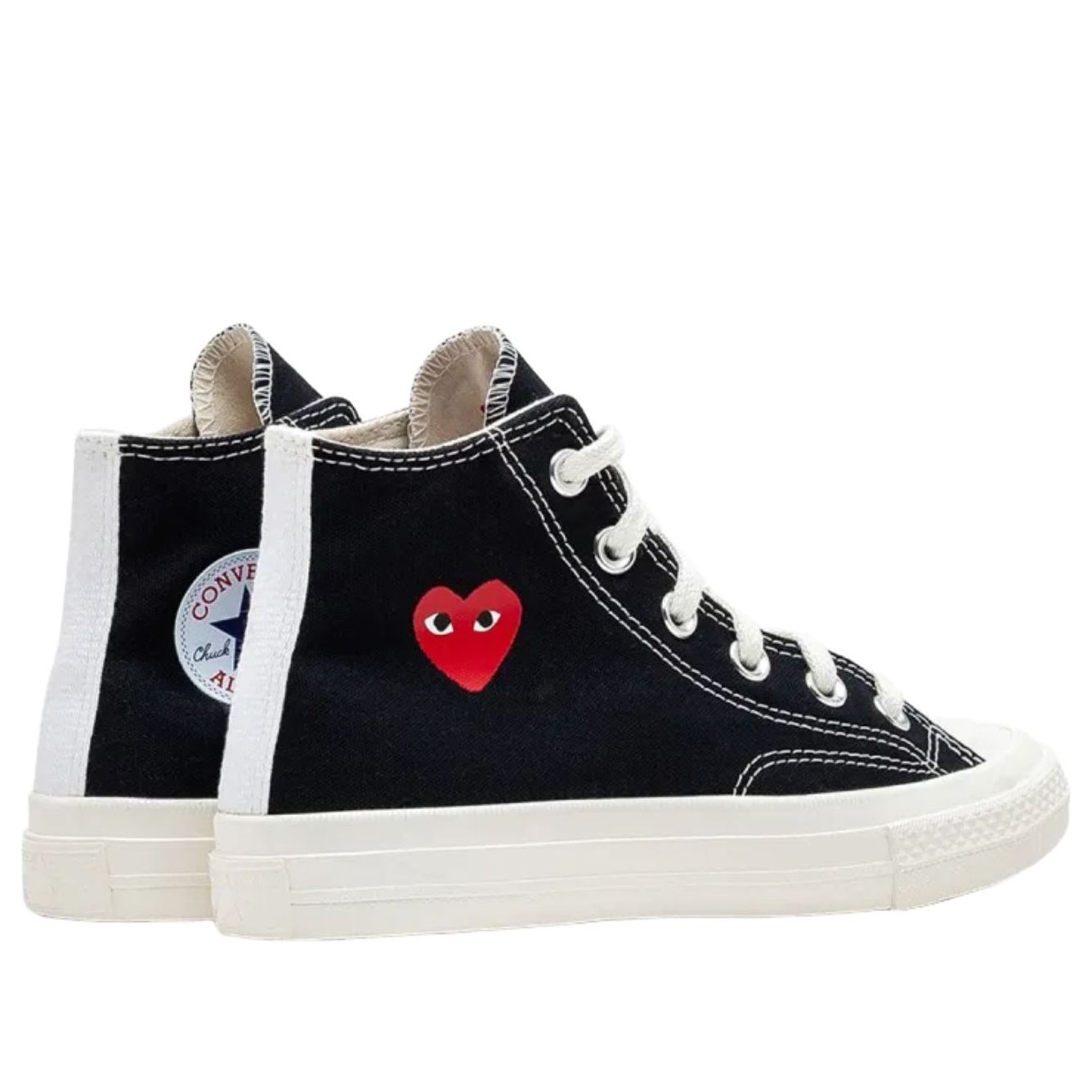 (PS) Converse x Comme des Garcons PLAY Chuck Taylor All Star 70 Hi 'Single Heart Black' A08802C