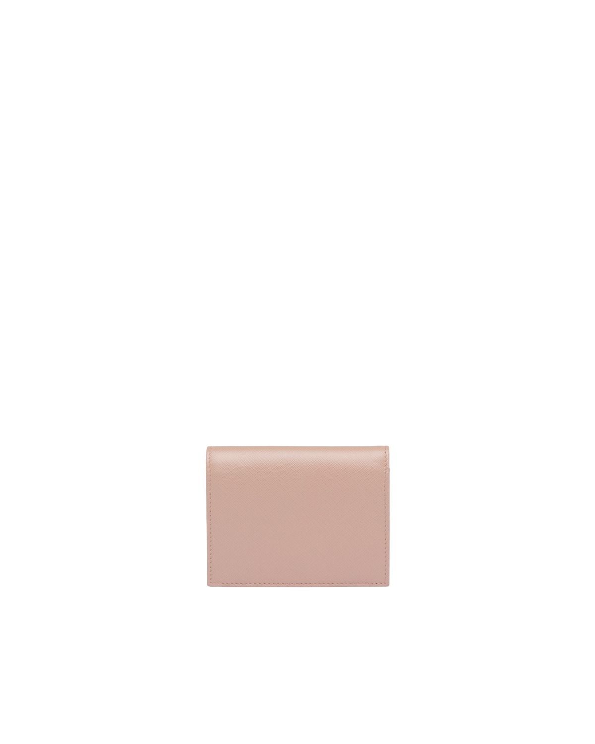 (WMNS) PRADA FW25 Small Saffiano Leather Wallet 'Powder Pink' 1MV204-QWA-F0236