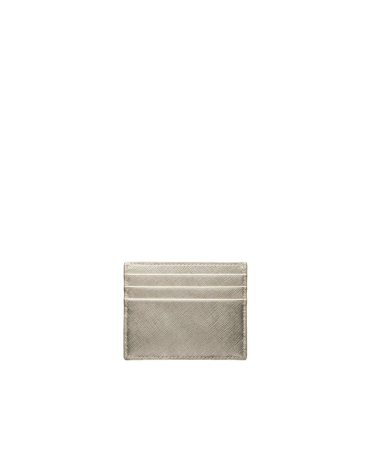 (WMNS) PRADA SS26 Saffiano Leather Card Holder 'Pyrite' 1MC025-QHH-F0846