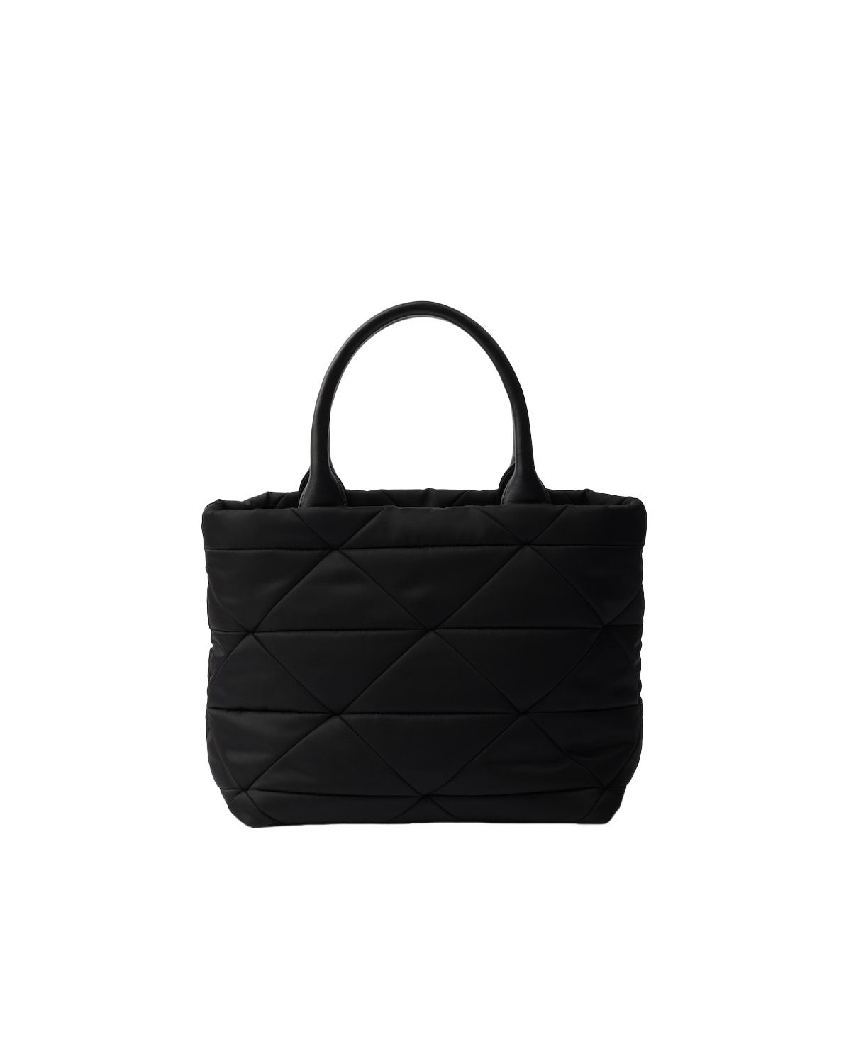 (WMNS) PRADA SS26 Small Padded Re-Nylon Tote 'Black' 1BG373-RDJN-F0632
