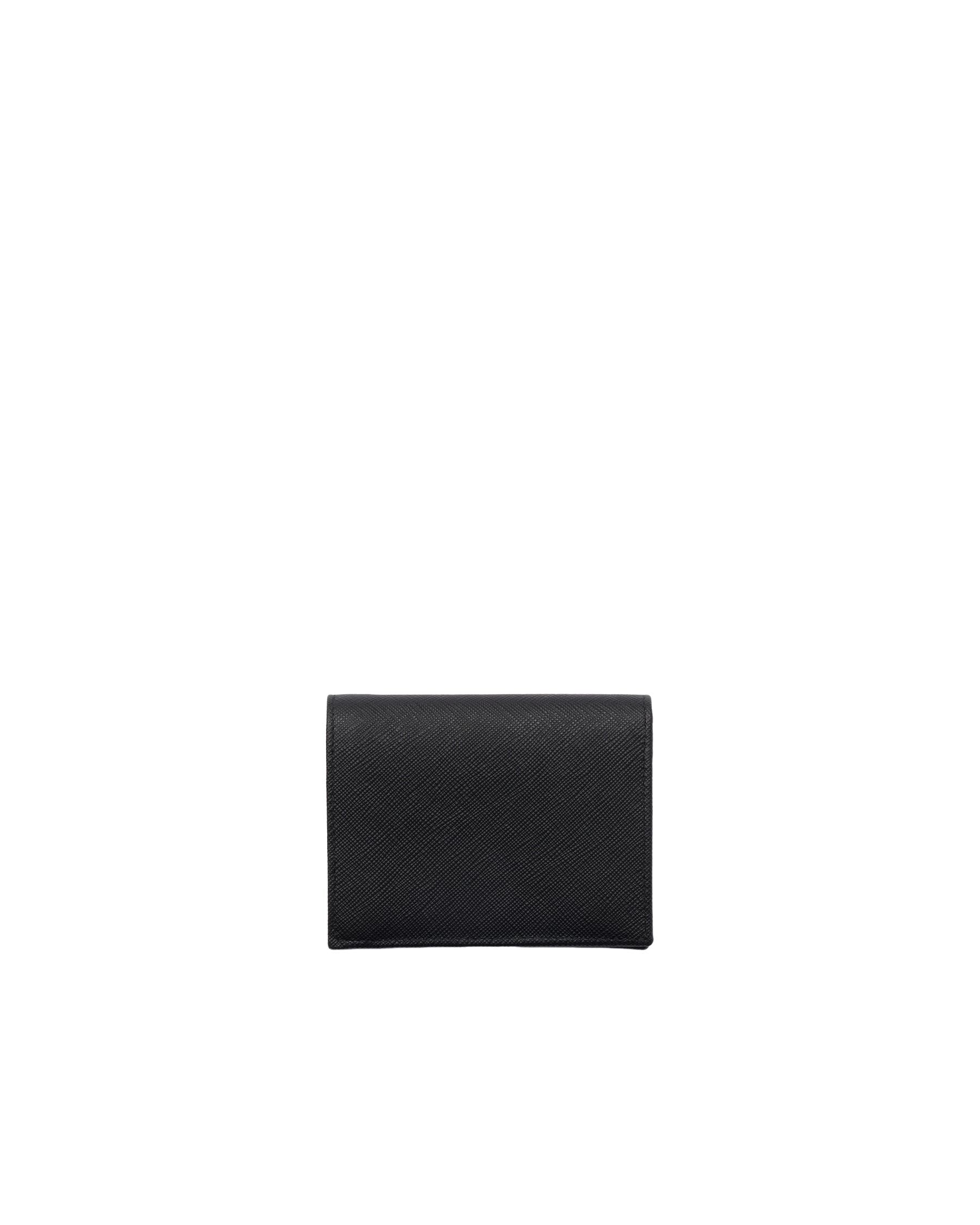 (WMNS) PRADA FW25 Small Saffiano Leather Wallet 'Black' 1MV204-QWA-F0002