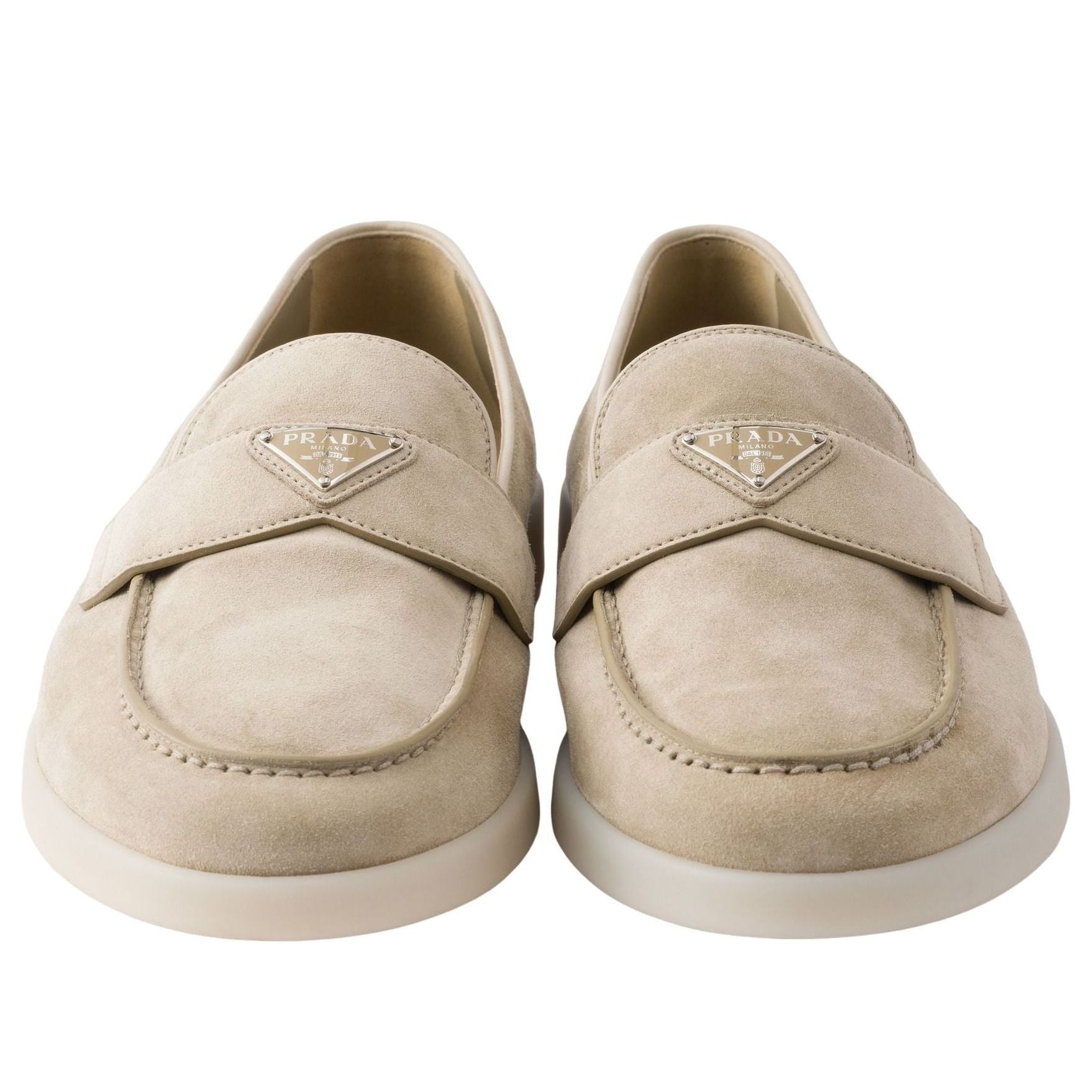 PRADA SS26 Suede Loafers 'Desert' 2DG124-103-F0FHI