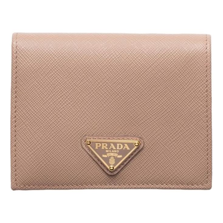 (WMNS) PRADA SS26 Small Saffiano Leather Wallet 'Powder Pink' 1MV204-QHH-F0236