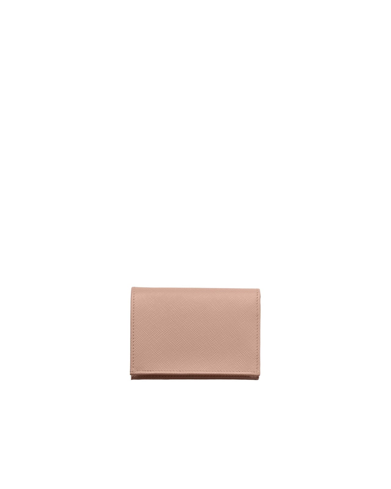 (WMNS) PRADA SS26 Small Saffiano Leather Wallet 'Powder Pink' 1MV021-QHH-F0236