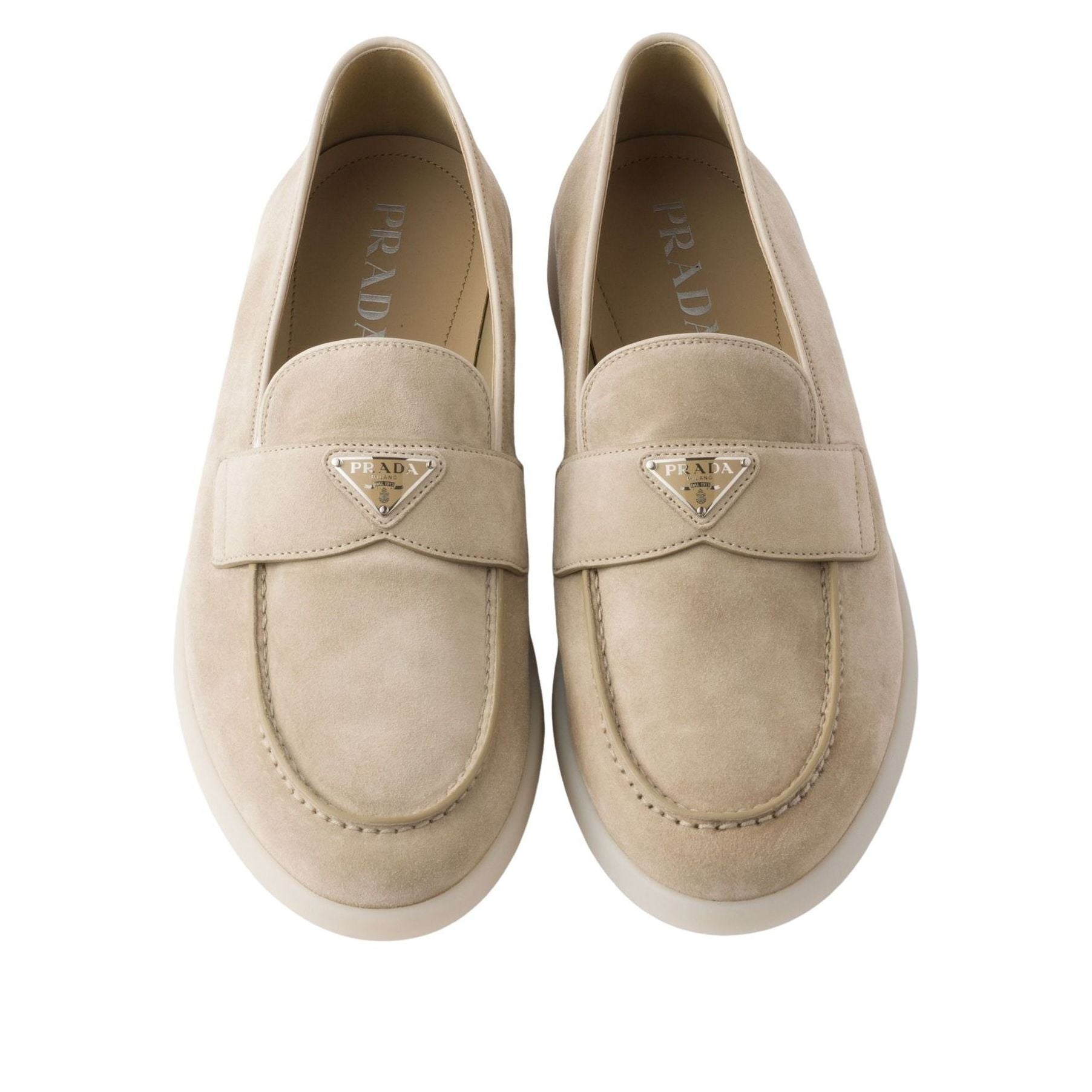 PRADA SS26 Suede Loafers 'Desert' 2DG124-103-F0FHI
