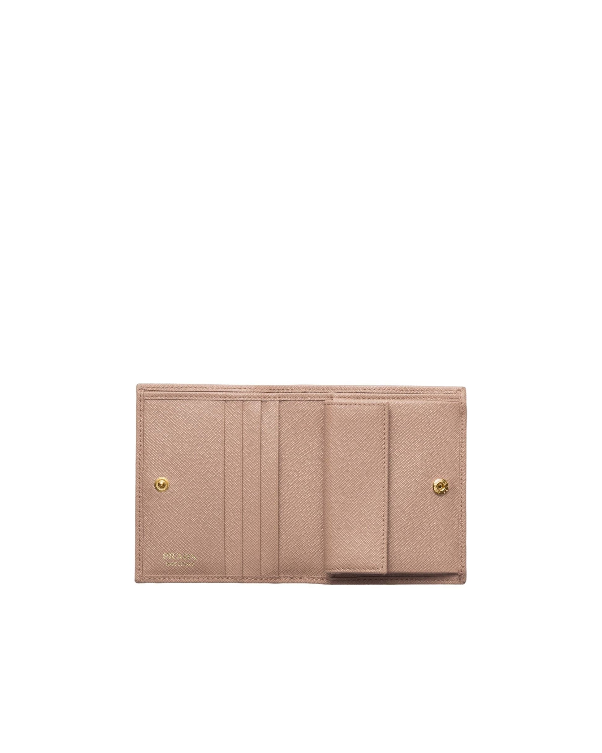 (WMNS) PRADA SS26 Small Saffiano Leather Wallet 'Powder Pink' 1MV204-QHH-F0236