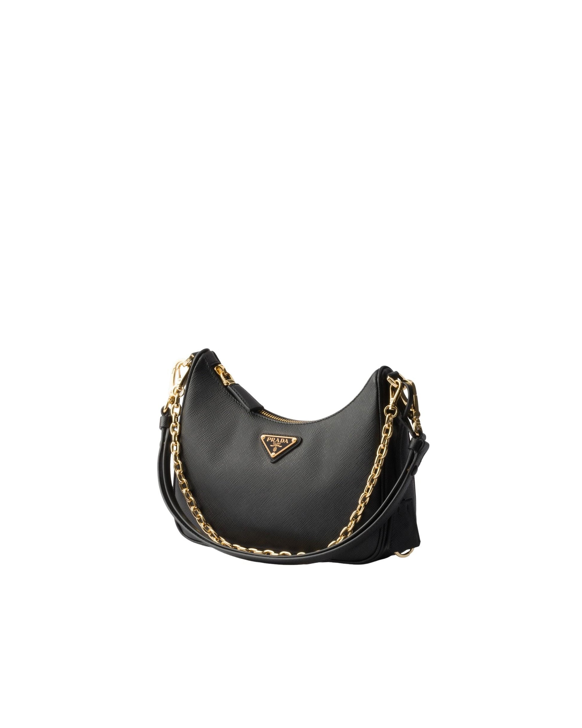(WMNS) PRADA FW25 Prada Re-Edition Mini Saffiano Leather Bag 'Black' 1BC204-NZV-F0632