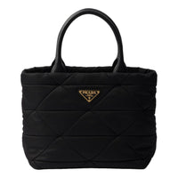 (WMNS) PRADA SS26 Small Padded Re-Nylon Tote 'Black' 1BG373-RDJN-F0632