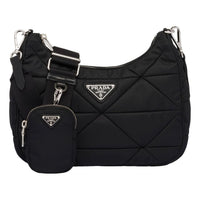 (WMNS) PRADA FW25 Padded Re-Nylon Shoulder Bag 'Black' 1BC151-RDJN-F0632
