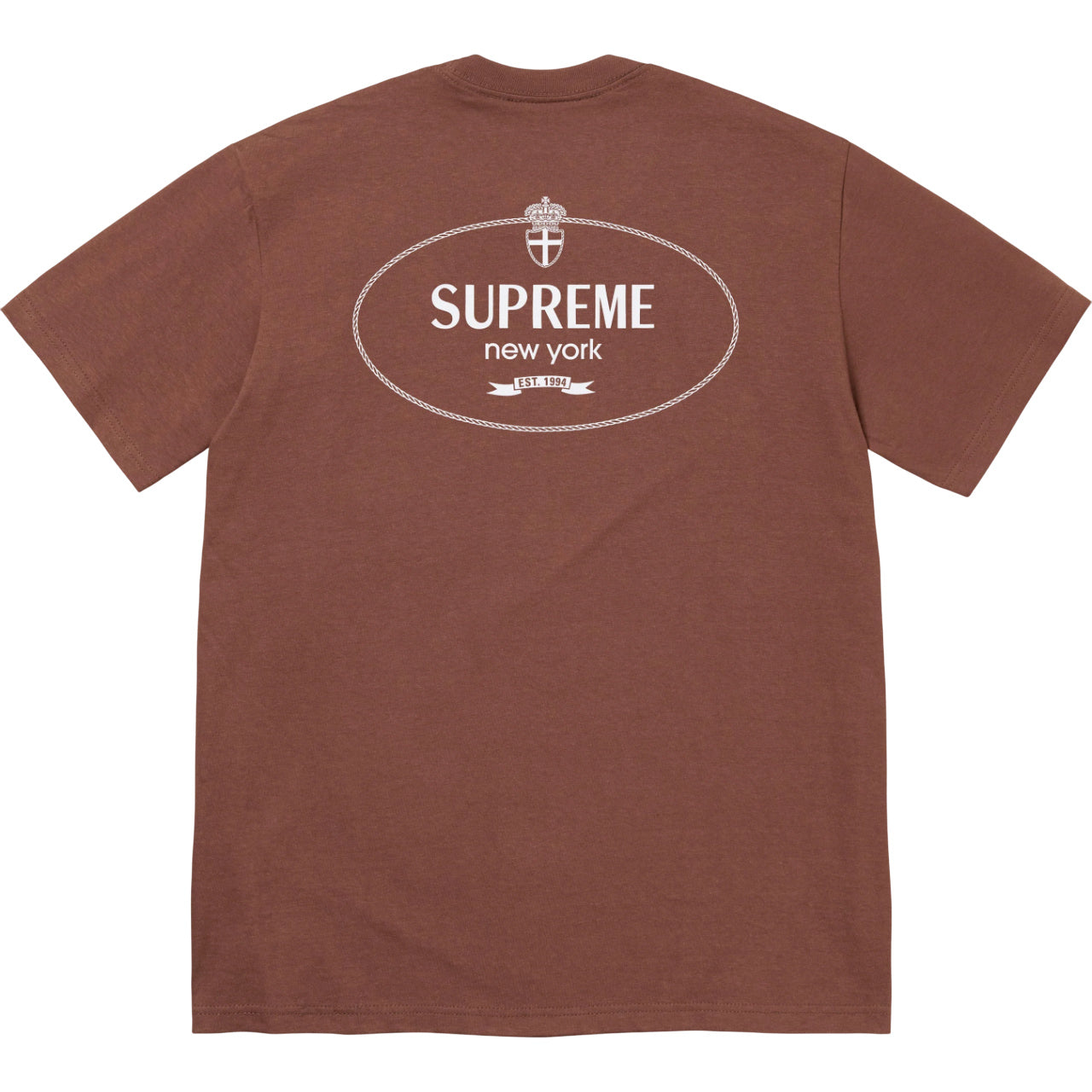 Supreme Crest T-Shirt FW24 'Brown' SUP-FW24-294-BN