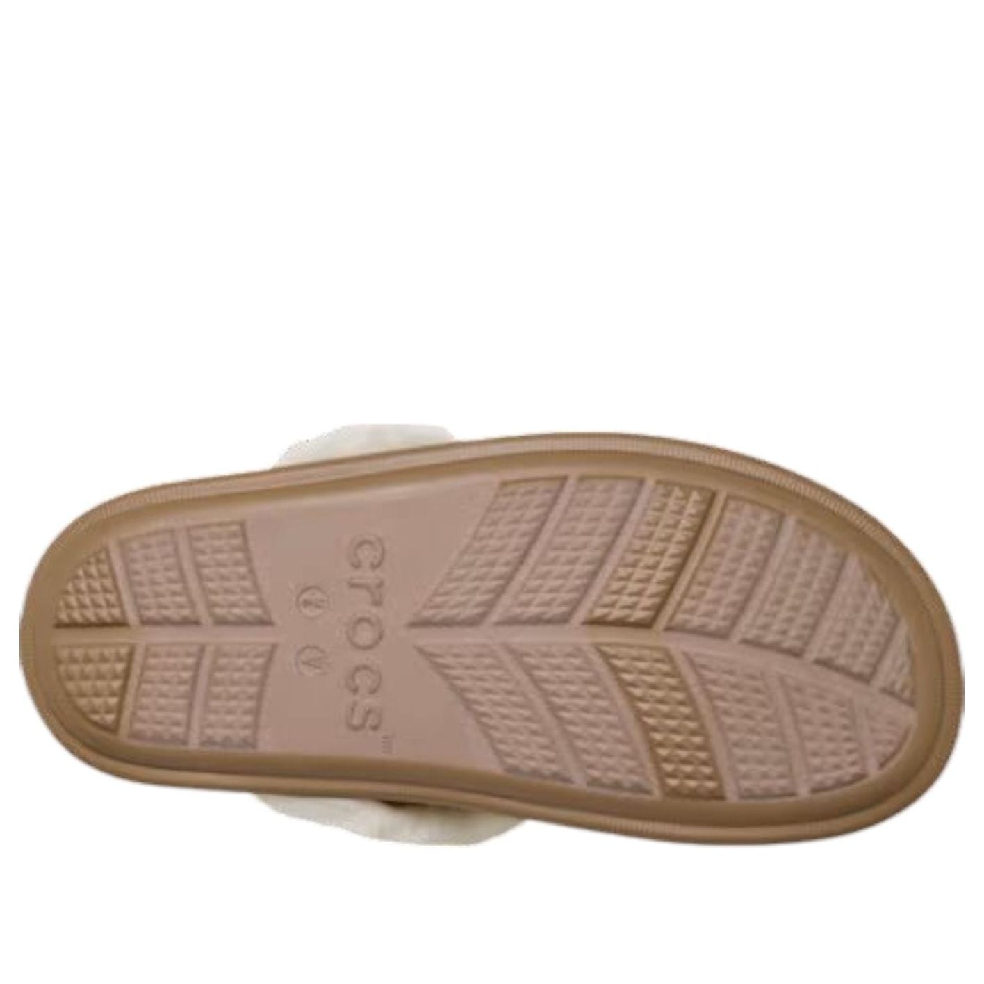 Crocs Classic Fuzz Scuff 'Sepia' 212143-2EY