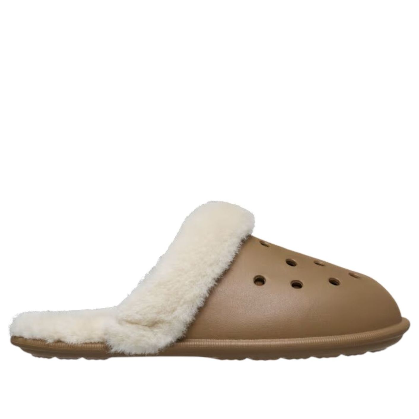 Crocs Classic Fuzz Scuff 'Sepia' 212143-2EY