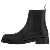 LOUIS VUITTON Agent 2025 Spring Summer Men's Collection Short Chelsea Boots Men's Black